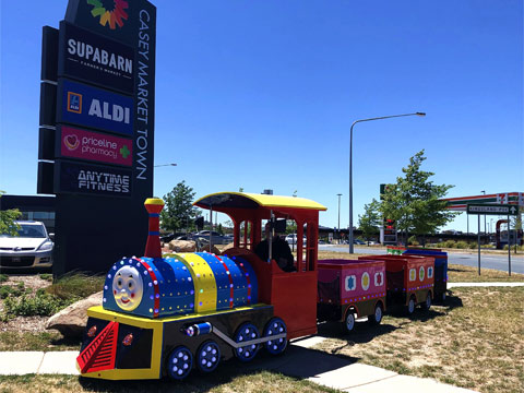 аттракцион паровозик