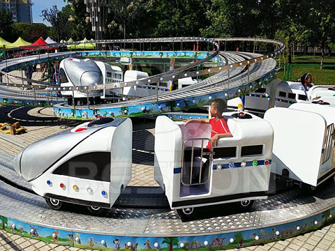 Детские американские горки "скоростной поезд"