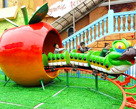 Купить аттракцион гусеница для парков