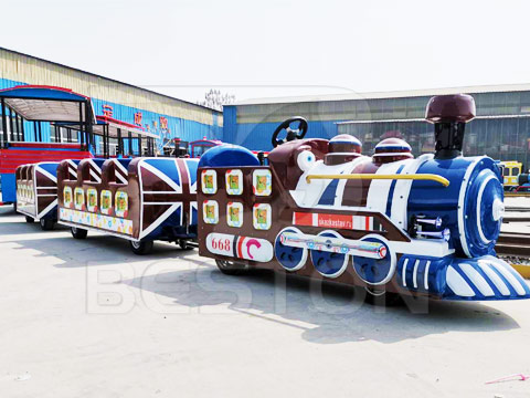 Аттракцион паровозик безрельсовый