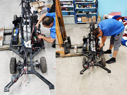 Отладить аттракцион паровозик безрельсовый